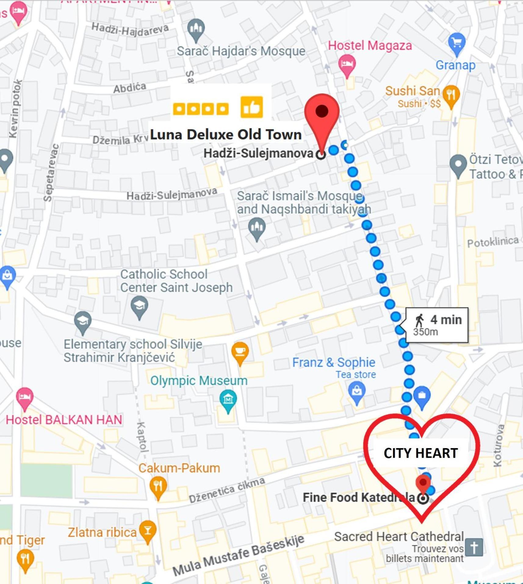 Luna Deluxe City Center & Free Parking Σαράγεβο Εξωτερικό φωτογραφία
